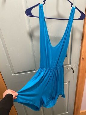 Rolla Coster Teal Blue Sleeveless Romper